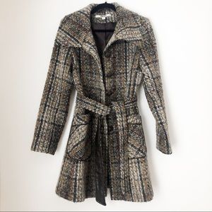 DKNY Coat Part Wool Size 8